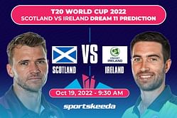 SCO vs IRE Dream11 Prediction: Fantasy Cricket Tips, Today's Playing 11, Player Stats, Pitch Report for ICC Men's T20 World Cup 2022, Match 7