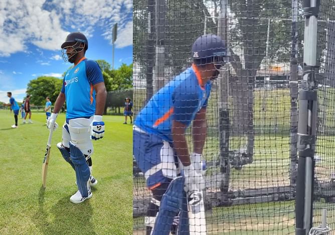 WATCH: Sanju Samson in nets ahead of 3rd ODI against New Zealand in Christchurch