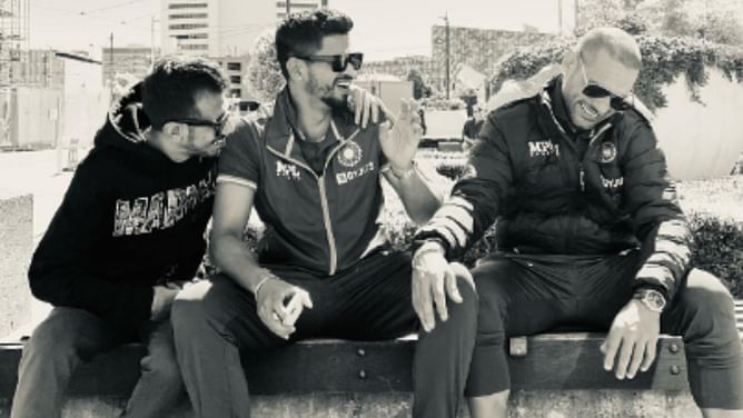 Shreyas Iyer relaxing in New Zealand with 'juniors' Shikhar Dhawan and Yuzvendra Chahal