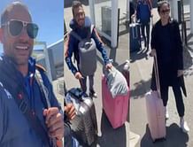 IND vs NZ: Yuzvendra Chahal turns 'coolie' for wife Dhanashree Verma in Instagram video posted by Shikhar Dhawan [Watch]