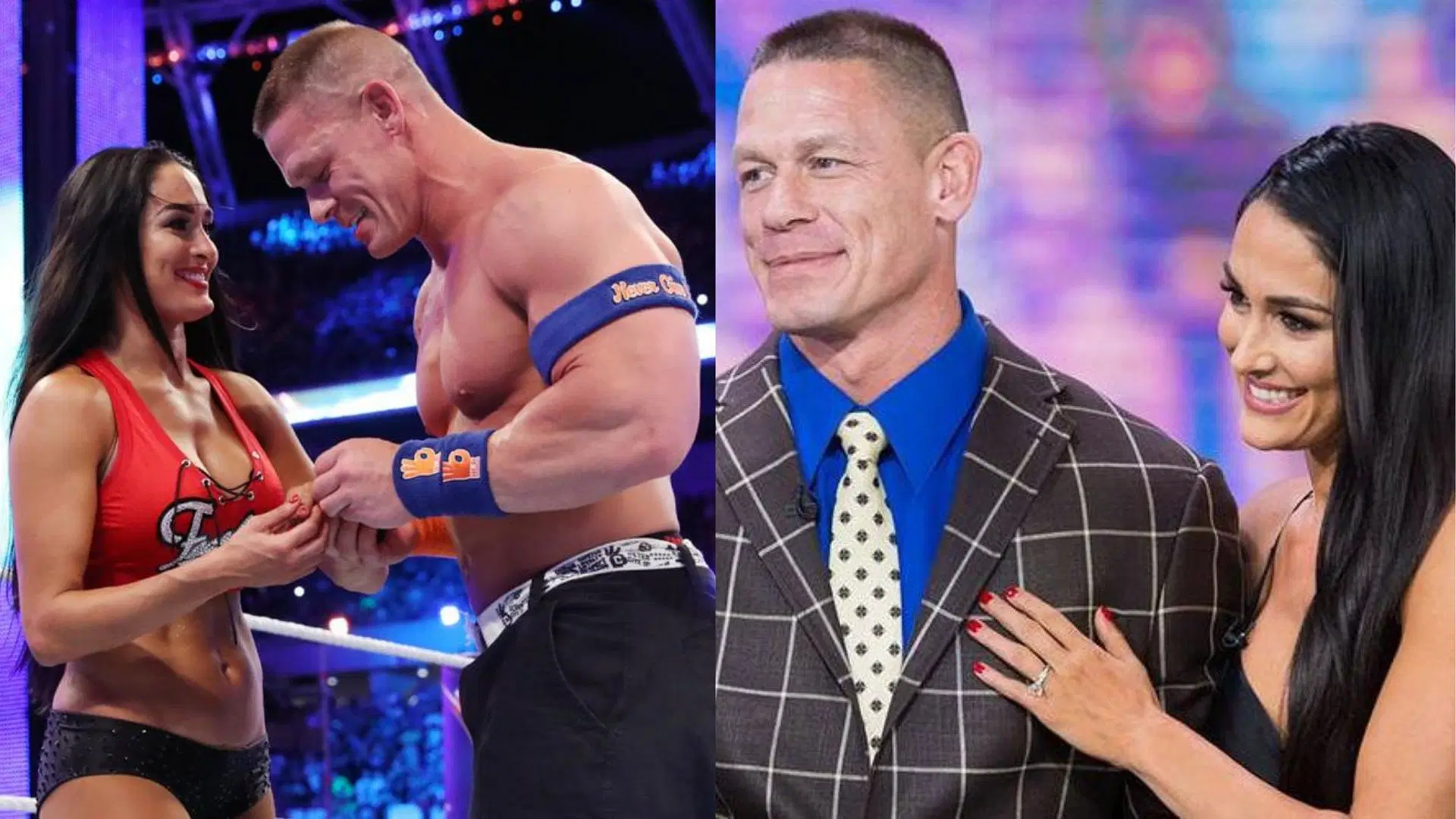Former WWE couple John Cena and Nikki Bella