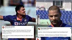 "This really is curtains for Dhawan in ODIs" - Fans want Ishan Kishan to permanently replace Shikhar Dhawan in the Indian team