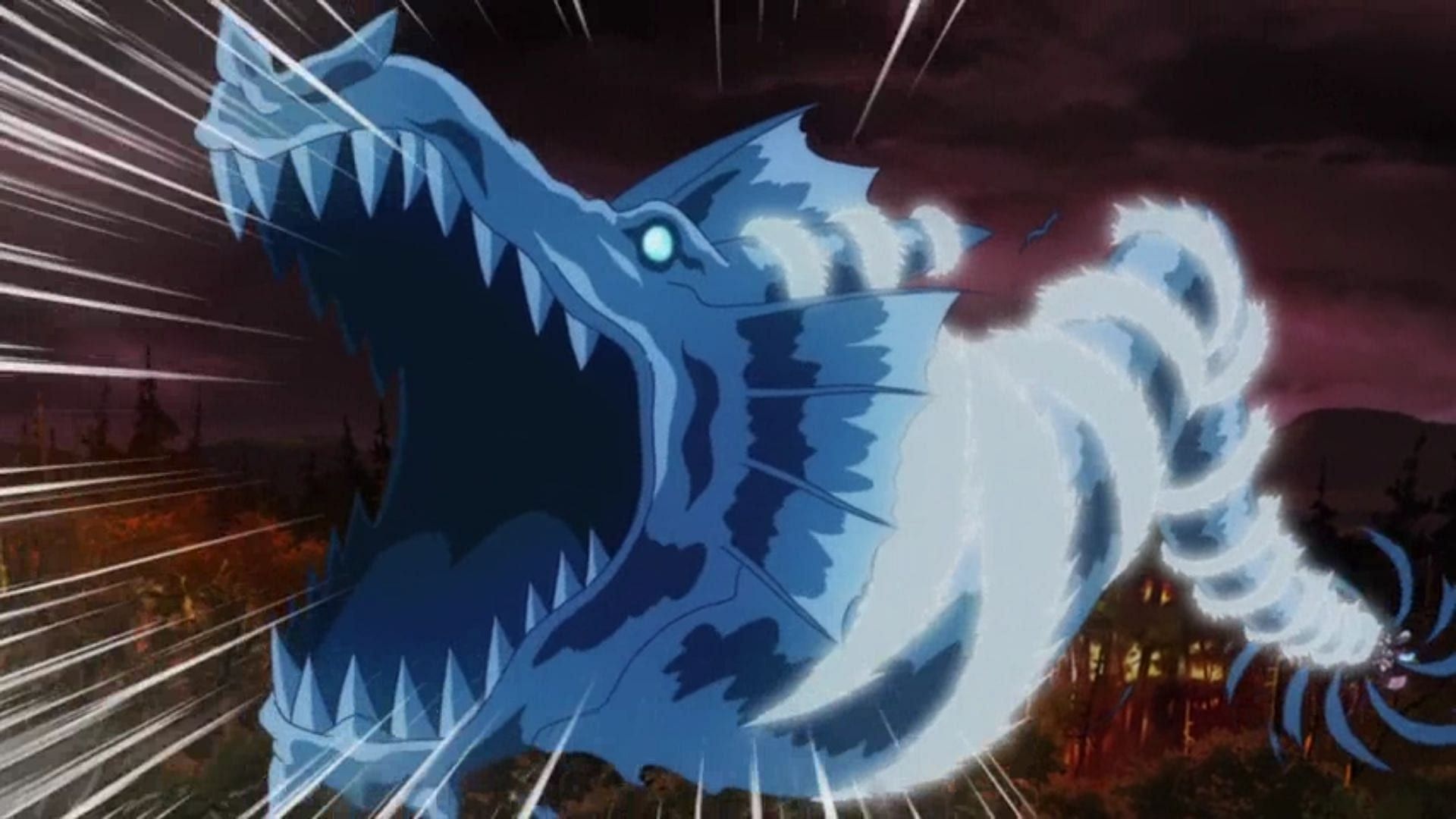 The sacred dragon seems to finally fall in the closing moments of Black Clover chapter 346 (Image via Studio Pierrot)