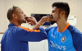 "Smiles on" - Team India celebrate Shikhar Dhawan and Shreyas Iyer's birthday ahead of 2nd ODI vs Bangladesh