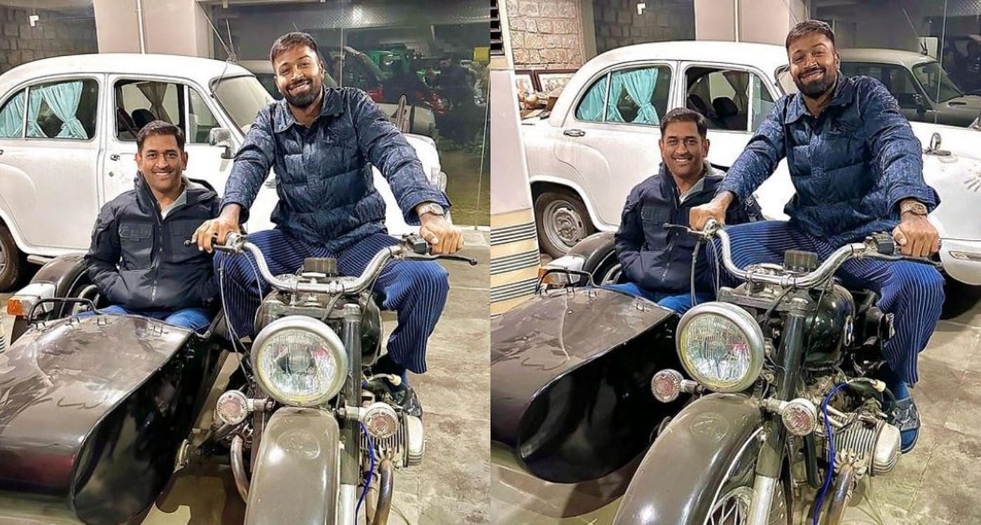 हार्दिक पांड्या ने एमएस धोनी से की खास मुलाकात 