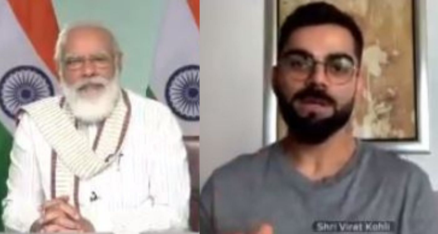 विराट कोहली और पीएम मोदी का पुराना वीडियो हुआ वायरल 