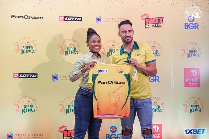 “Nice kit, back in yellow for me" - Faf du Plessis ahead of Joburg Super Kings' SA20 opener