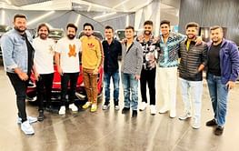 Team India cricketers meet RRR star Jr NTR in Hyderabad ahead of ODI series opener against New Zealand