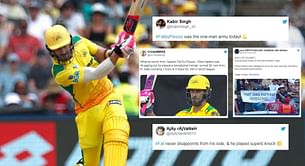 “One man army” – Fans react as Faf du Plessis hits 92 off 61 balls for Joburg Super Kings against Sunrisers Eastern Cape in SA20