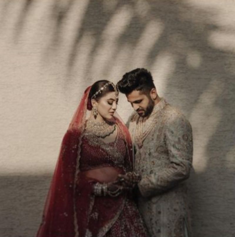 Shreyas Iyer and Rohit Sharma attended the Sangeet ceremony.