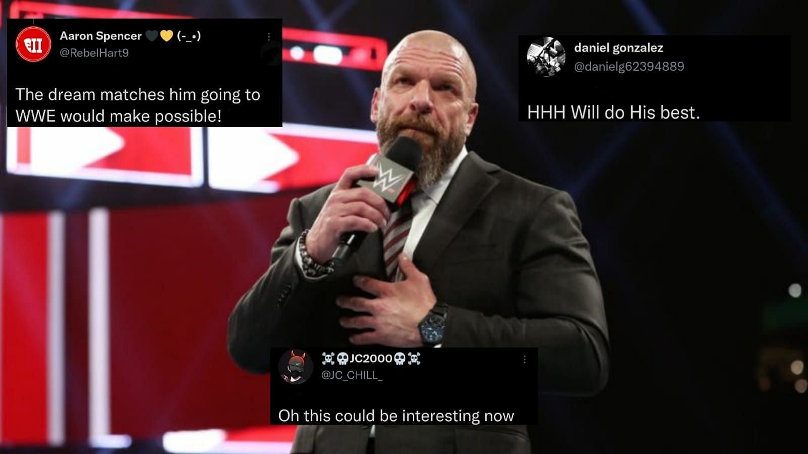 Triple H is the head of WWE