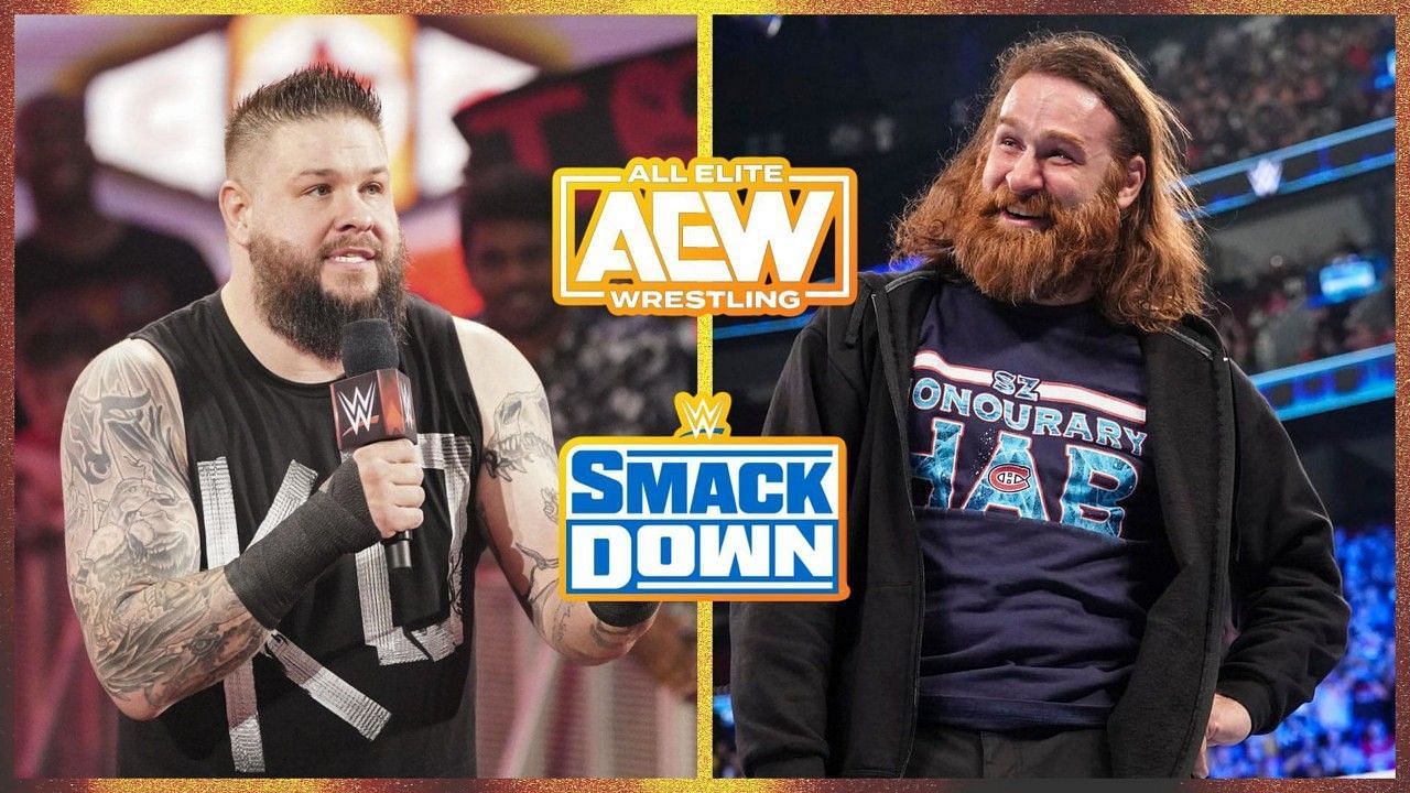 WWE सुपरस्टार्स केविन ओवेंस और सैमी ज़ेन 
