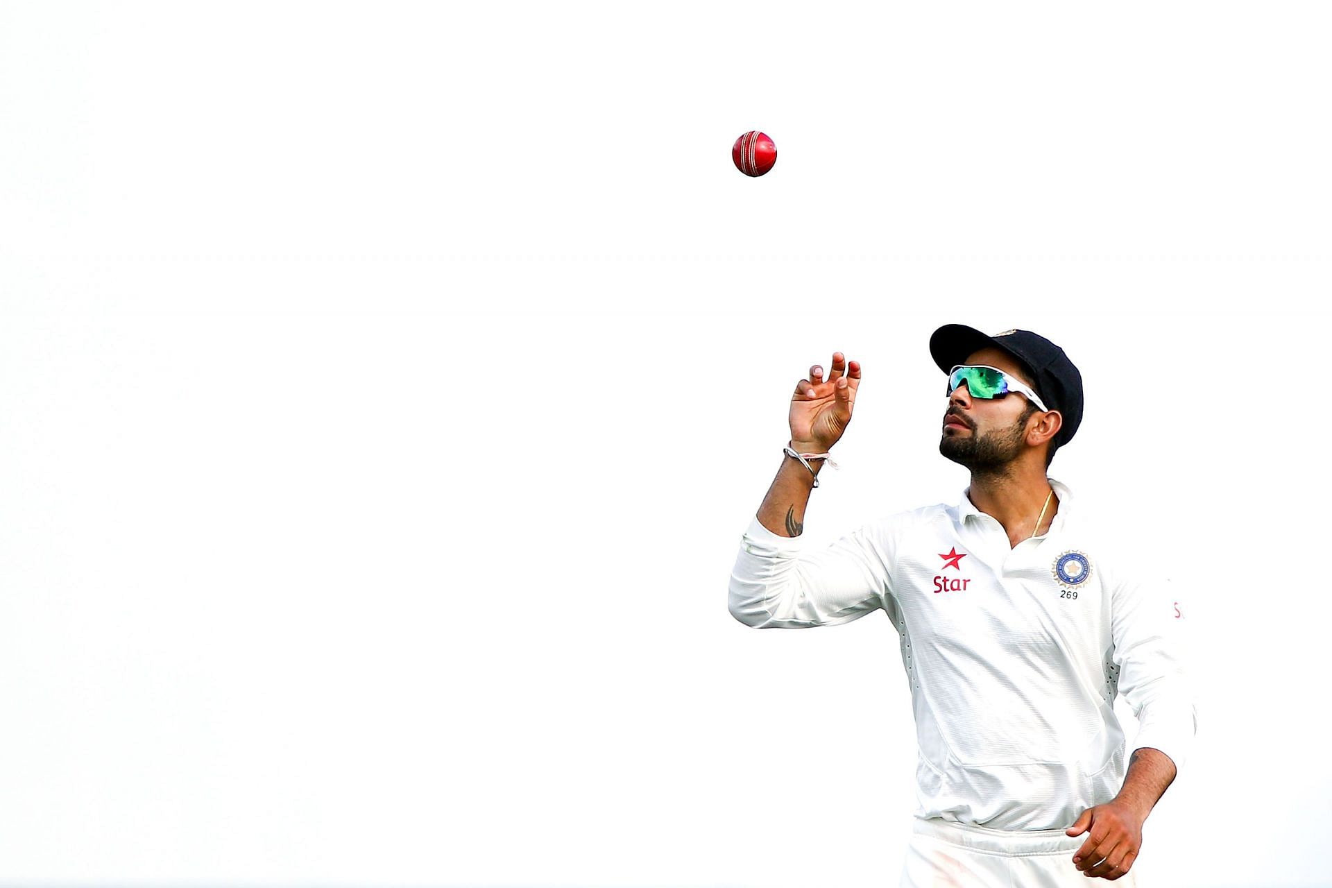 Virat Kohli’s drop of Brendon McCullum in the 2014 Wellington Test proved extremely costly. Pic: Getty Images