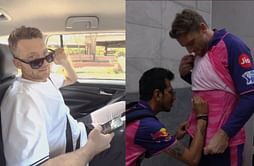 [Watch] "Where is Yuzi" - Rajasthan Royals opener Jos Buttler's initial words after arriving in India ahead of IPL 2023