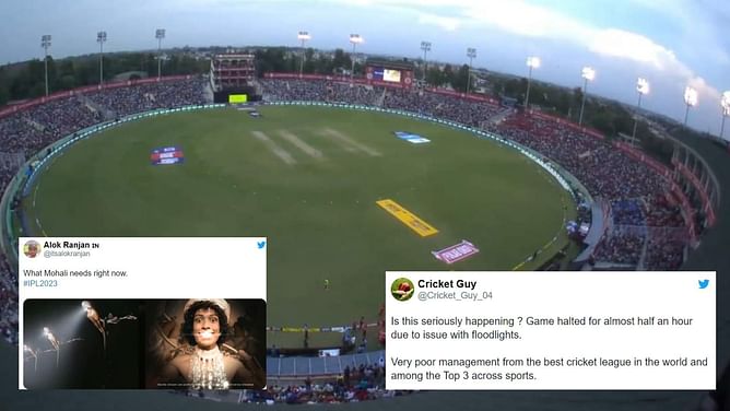 "Glad it is not getting World Cup games" - Furious fans slam PCA Stadium in Mohali for floodlight failure during PBKS vs KKR, IPL 2023
