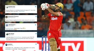 "He is here to play the World Cup" - Twitter erupts after Shikhar Dhawan scores an unbeaten 99 during IPL 2023 game between SRH and PBKS