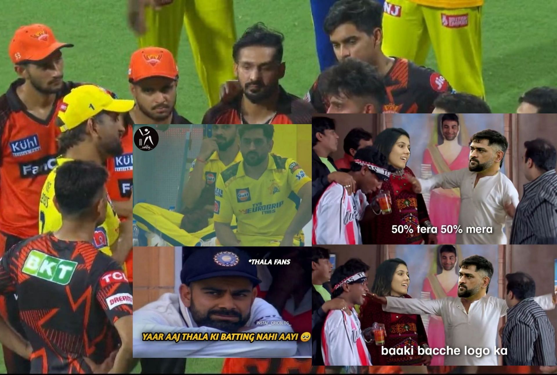 Top 10 funny memes from the latest match