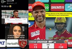 "Benstokes, kahan aake fas gaya"- Top 10 funny memes as PBKS reach 143/9 after Shikhar Dhawan's 99* vs SRH in IPL 2023