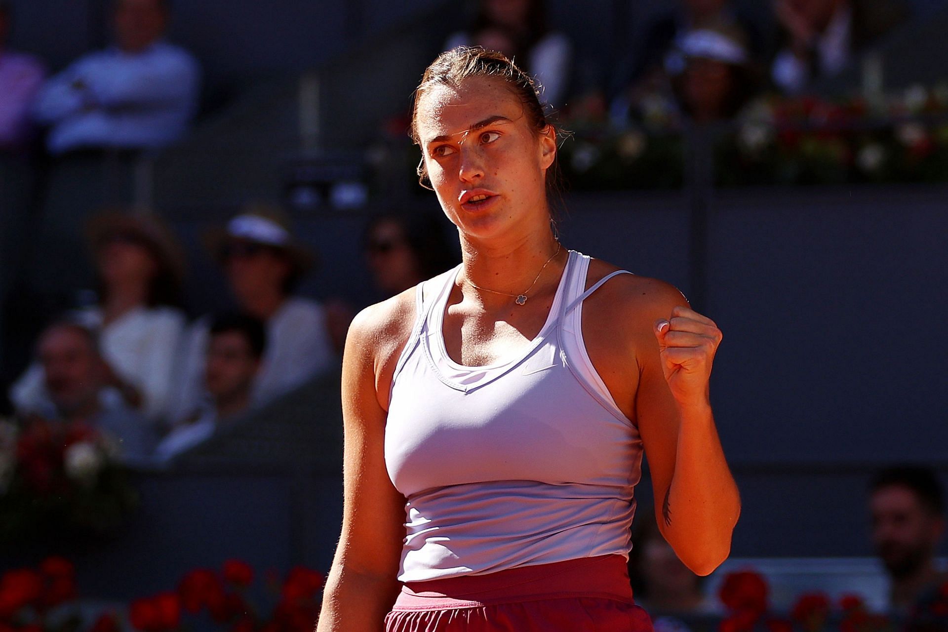 Aryna Sabalenka at the 2023 Madrid Open
