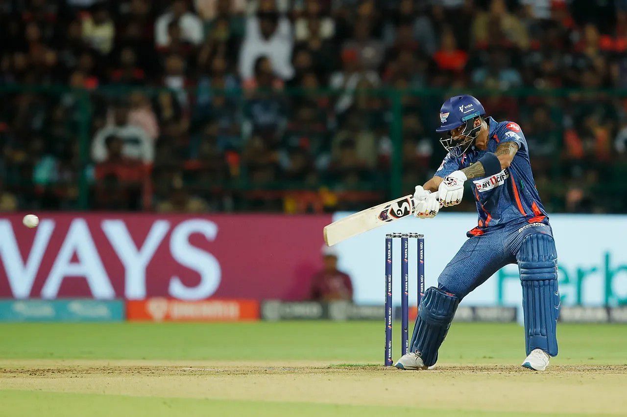 Kl Rahul in action for LSG [IPLT20]