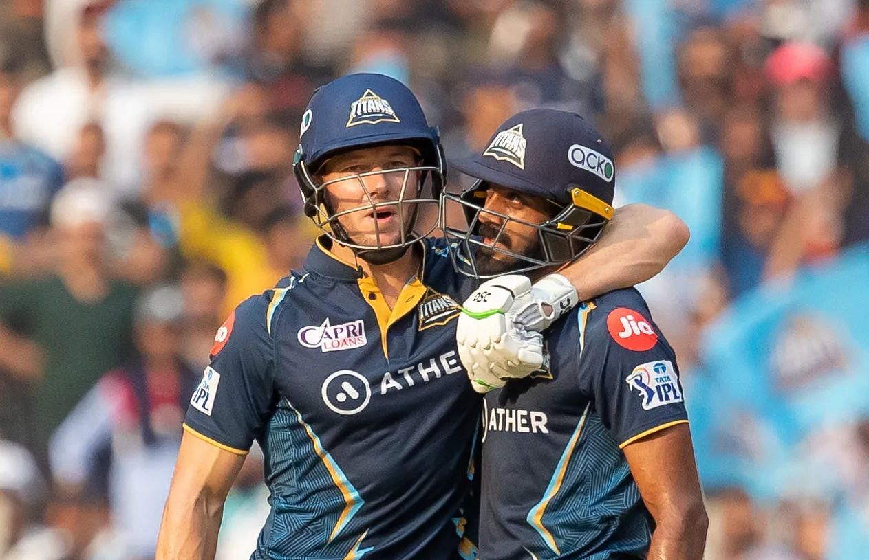 Vijay Shankar [right] has repaid the faith placed in him by the Gujarat Titans' management