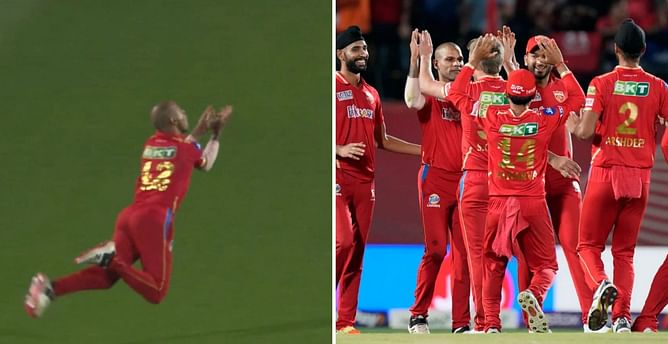 [Watch] Shikhar Dhawan grabs a superb diving catch to dismiss DC skipper David Warner