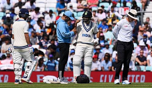 Shardul Thakur was hit multiple times on his body.