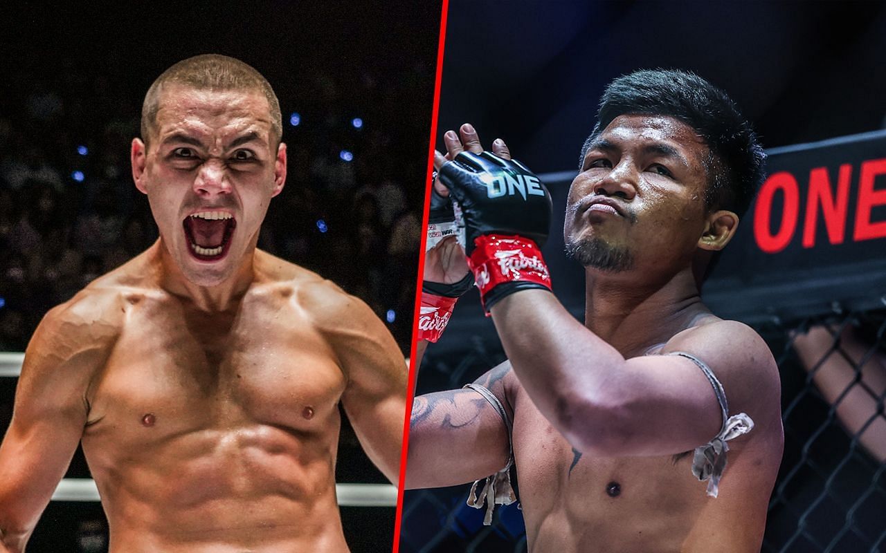 Tagir Khalilov (L) / Rodtang Jitmuangnon (R) -- Photo by ONE Championship
