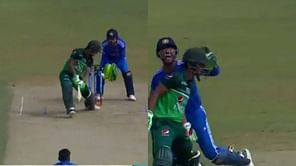 [Watch] "Finally breakthrough" - Manav Suthar helps India 'A' take a wicket after 103 balls against Pakistan 'A' in Emerging Teams Asia Cup final