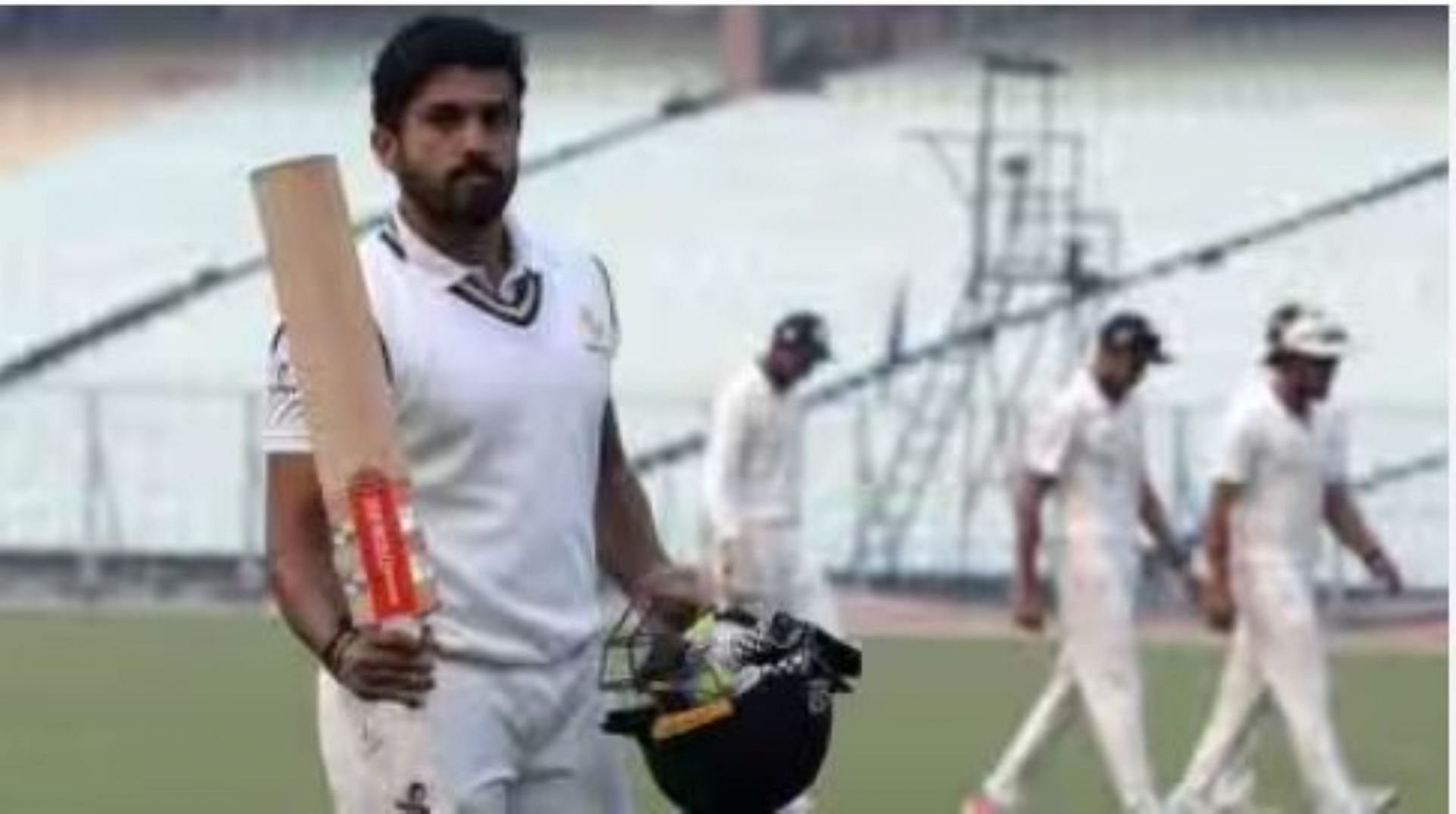 Nair resurrected a sinking Karnataka batting lineup with his skillful century.