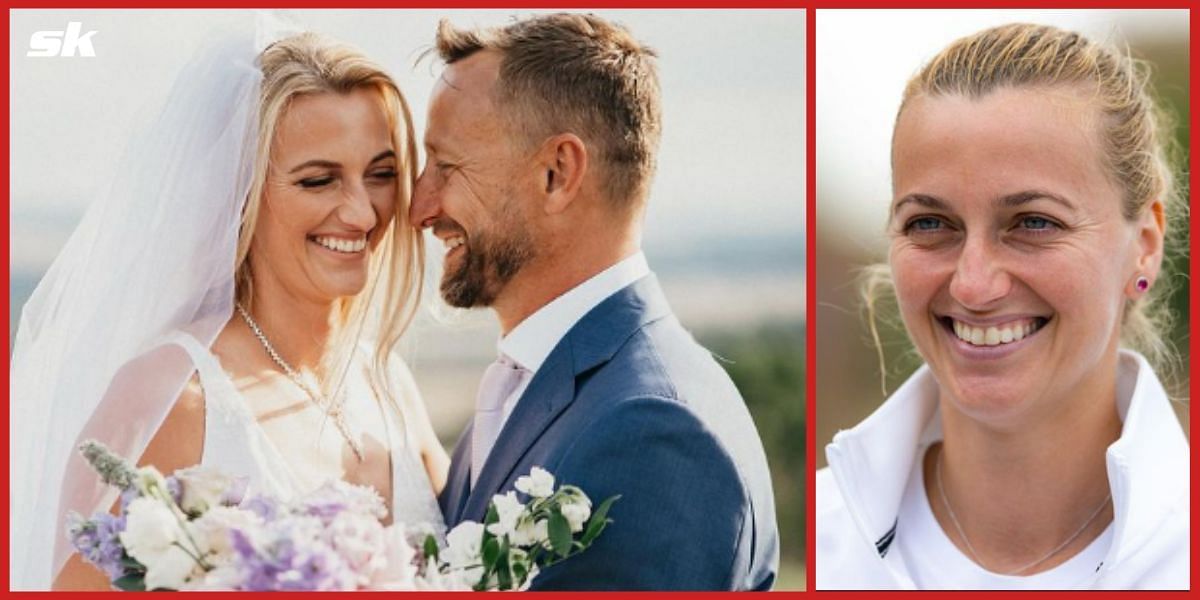 Petra Kvitova tied the knot with Jiri Vanek in July.