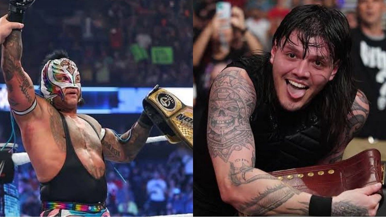 WWE सुपरस्टार्स रे मिस्टीरियो और डॉमिनिक 