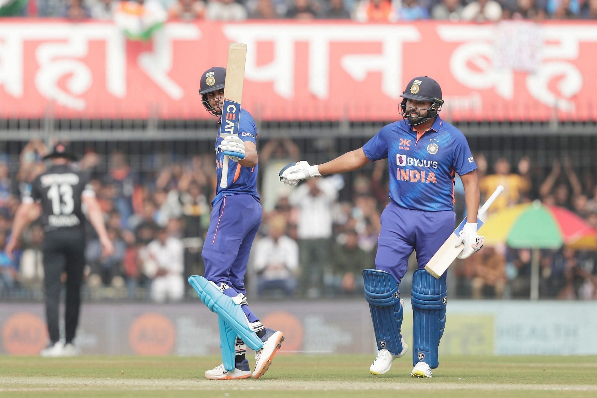 Shubman Gill (left) and Rohit Sharma. Pic: BCCI
