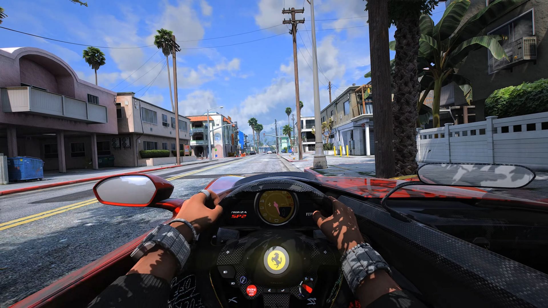 A screenshot from the video for this PS5 graphics mod