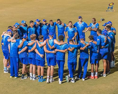 Mumbai Indians Emirates. (Image Credits: Twitter)