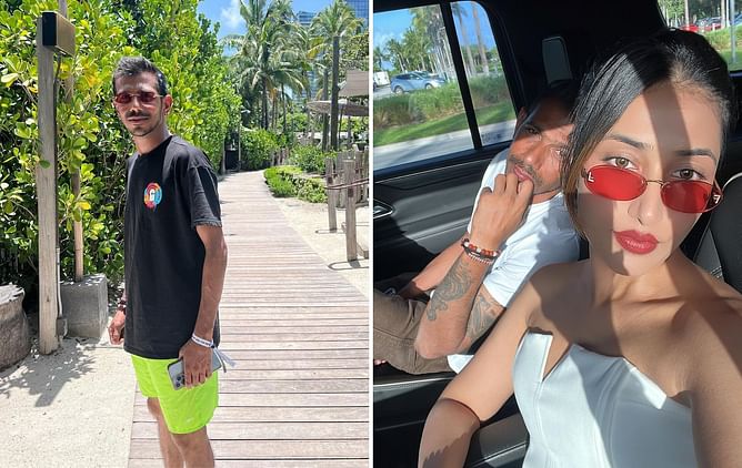[In Pictures] "Living the Miami life" - Dhanashree Verma gives fans a glimpse of her vacation with Yuzvendra Chahal