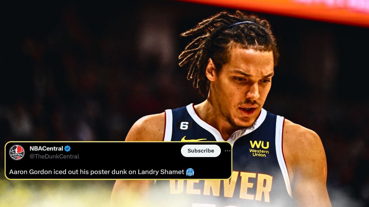 aron Gordon icing out poster dunk on Landry Shamet sees NBA fans instigate uncalled beef