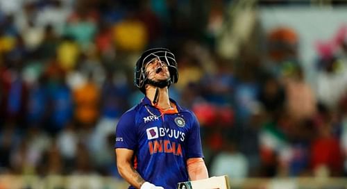 Kishan fell seven runs short of his maiden international century batting at No.3.
