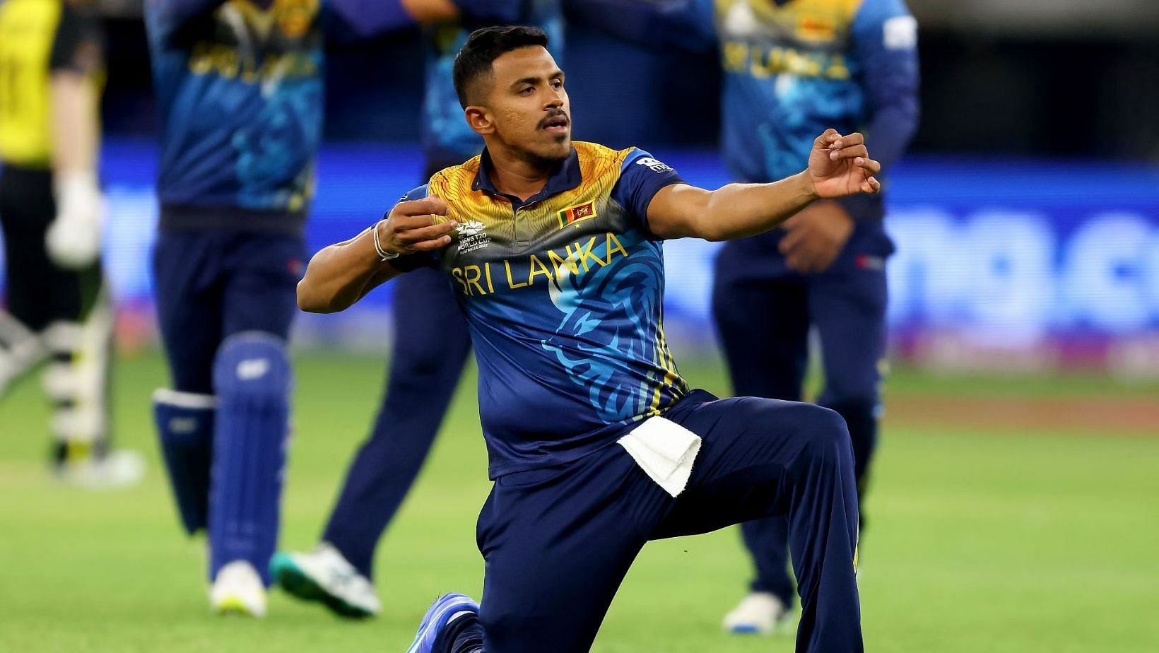 Maheesh Theekshana has suffered a grade-two hamstring tear.