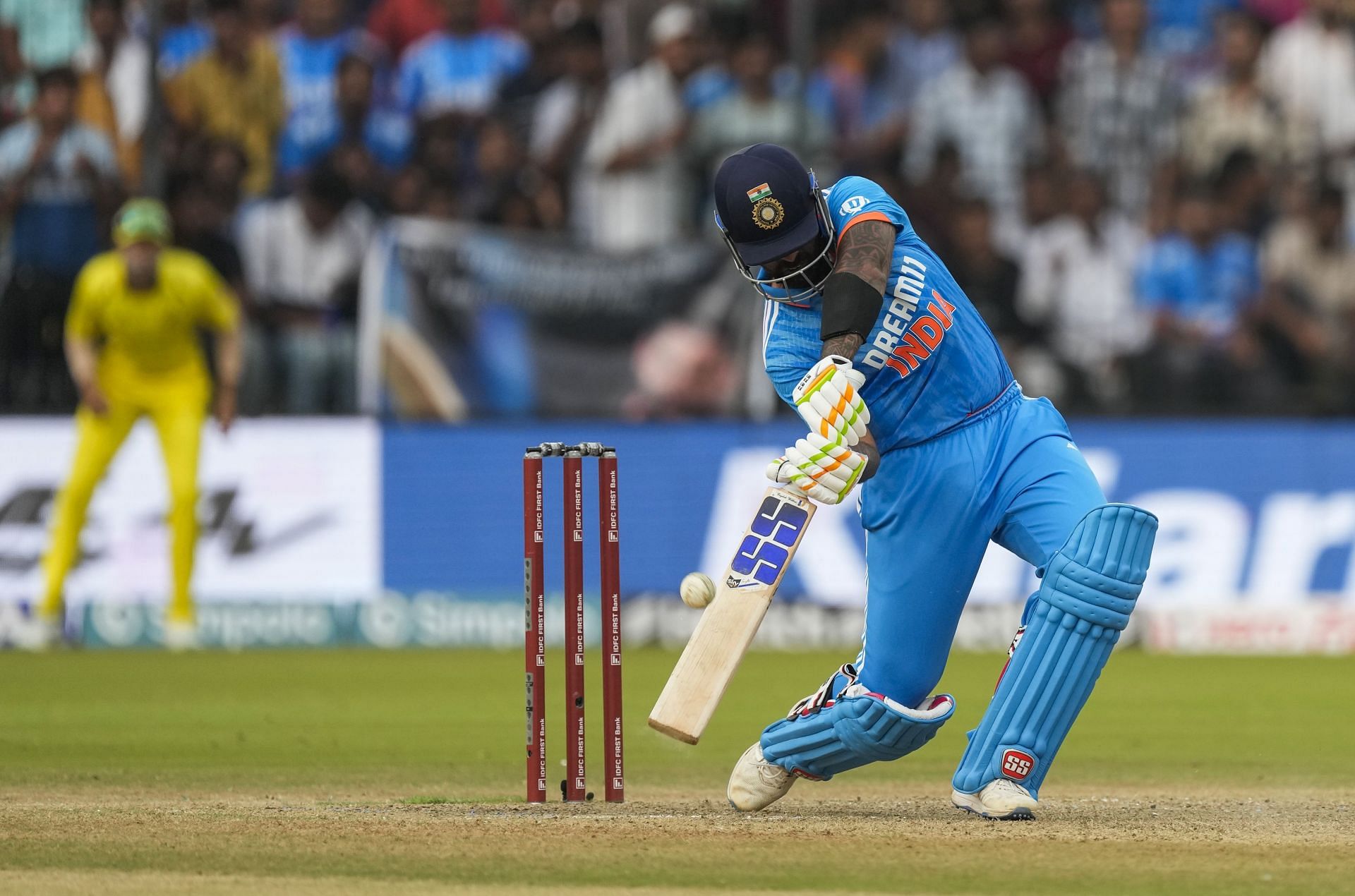 Suryakumar Yadav smashed 6 sixes vs AUS [Getty Images]