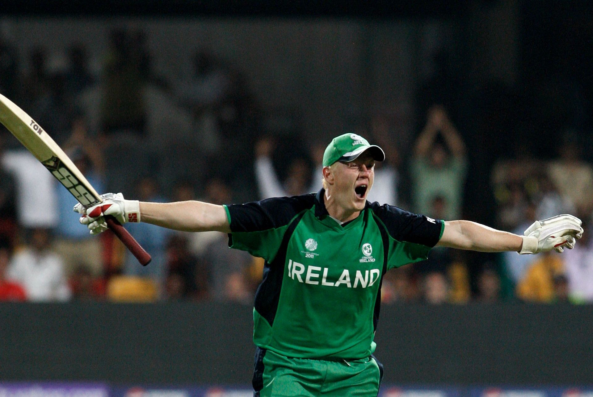 Kevin O'Brien stunned England with a spectacular knock in 2011. (Pic: Getty Images)