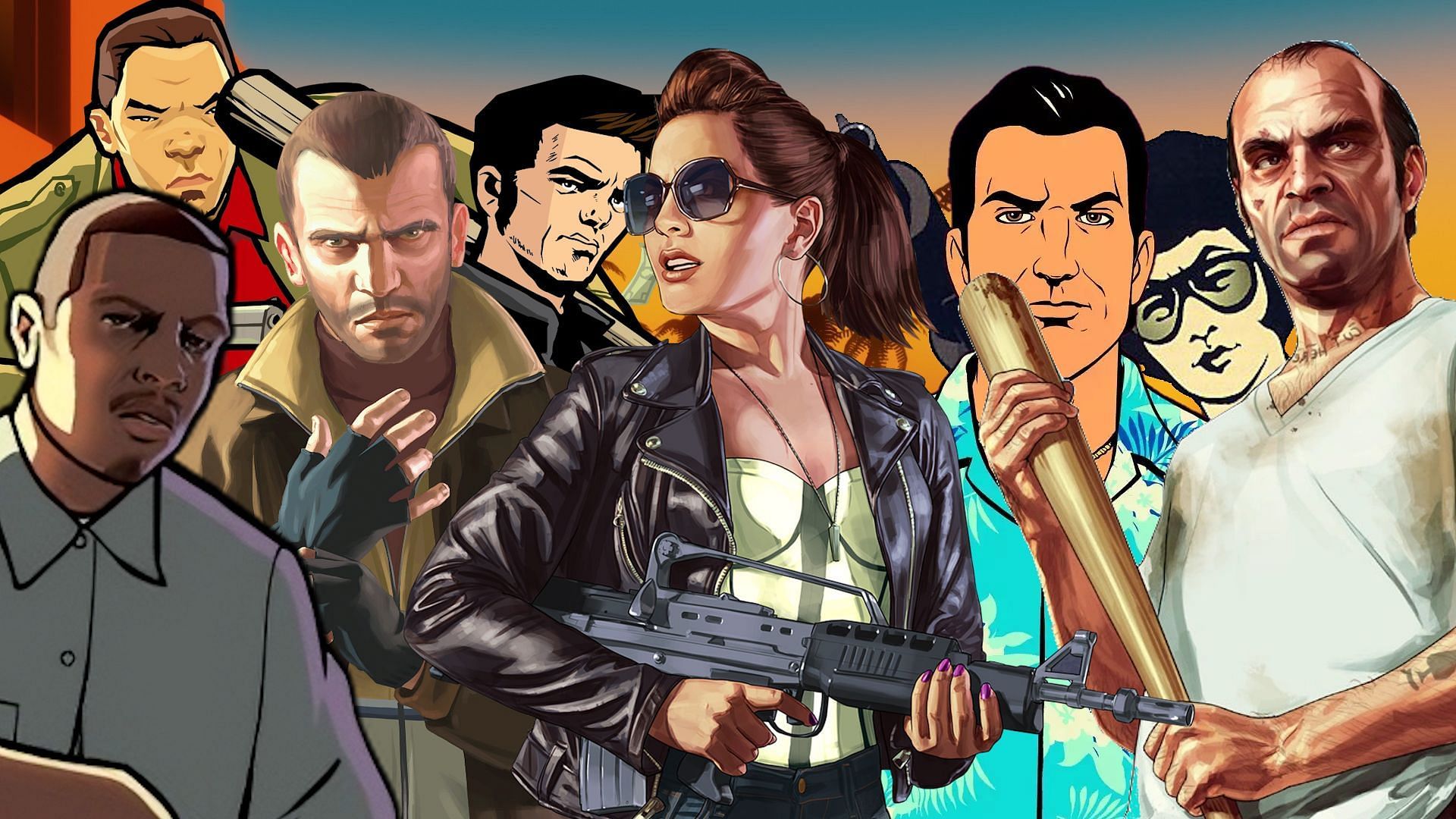 Many of the protagonists within the GTA series