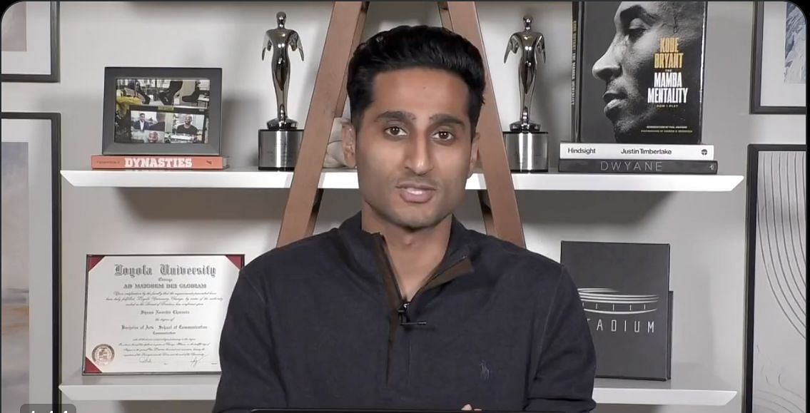 Shams Charania started logging 18-hours at work after missing crucial story