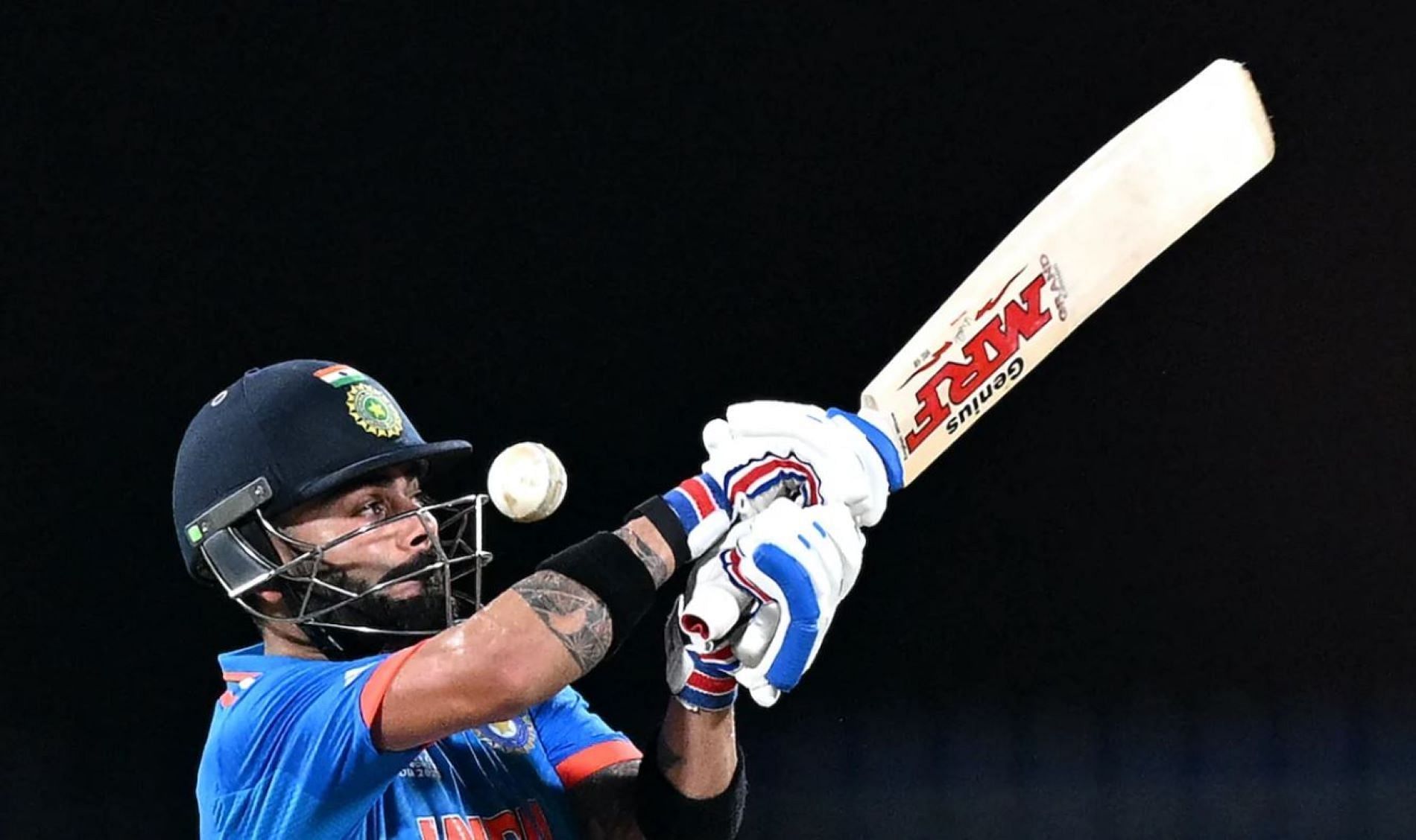 Kohli has struggled to keep his pull shot along the ground.