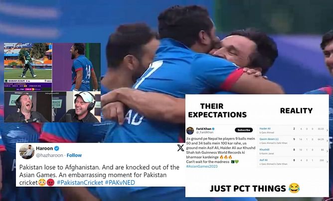 "Moment of silence for PSL talent"- Fans react after Afghanistan beat Pakistan in semi-final of Asian Games