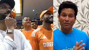 [Watch] Sachin Tendulkar gets involved in announcing best fielder after India's epic win over Sri Lanka in 2023 World Cup
