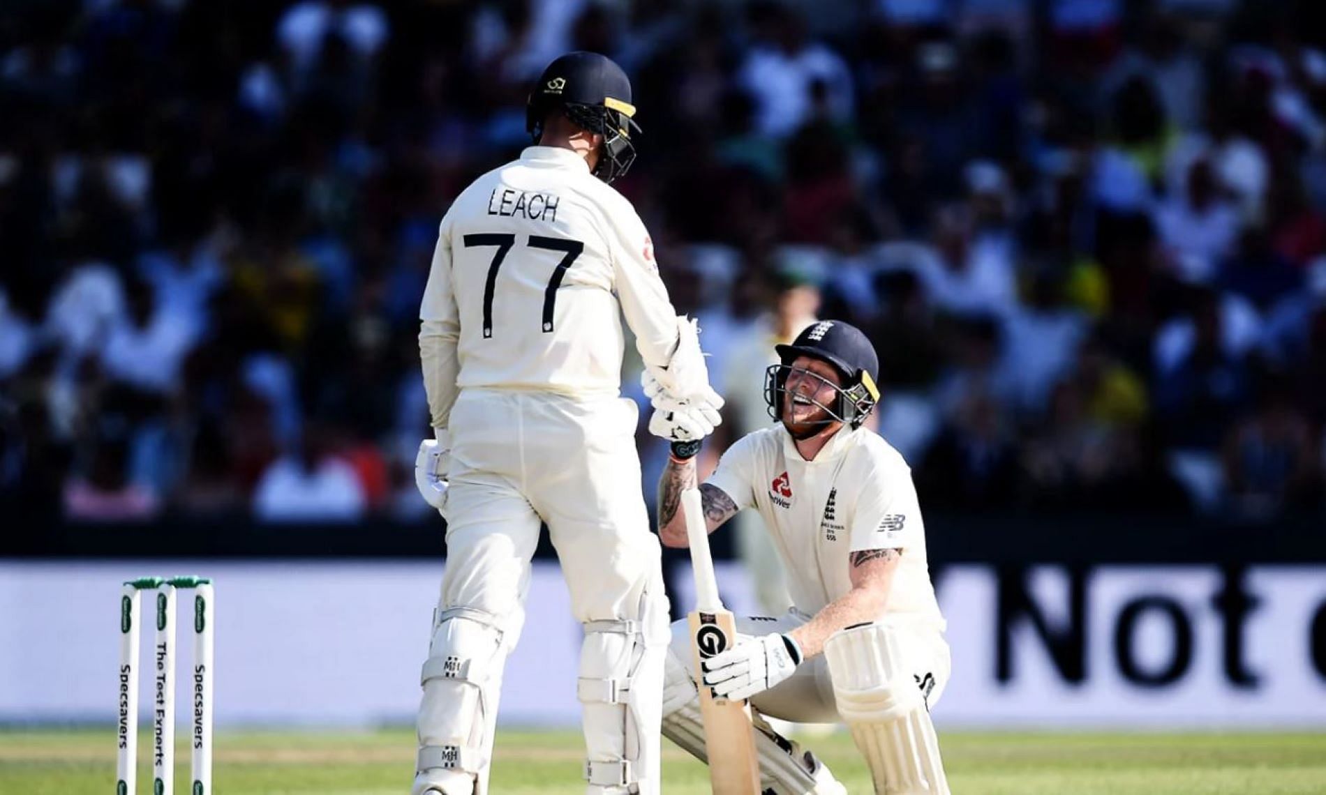 Leach may have played the most famous one-run innings in cricket history.