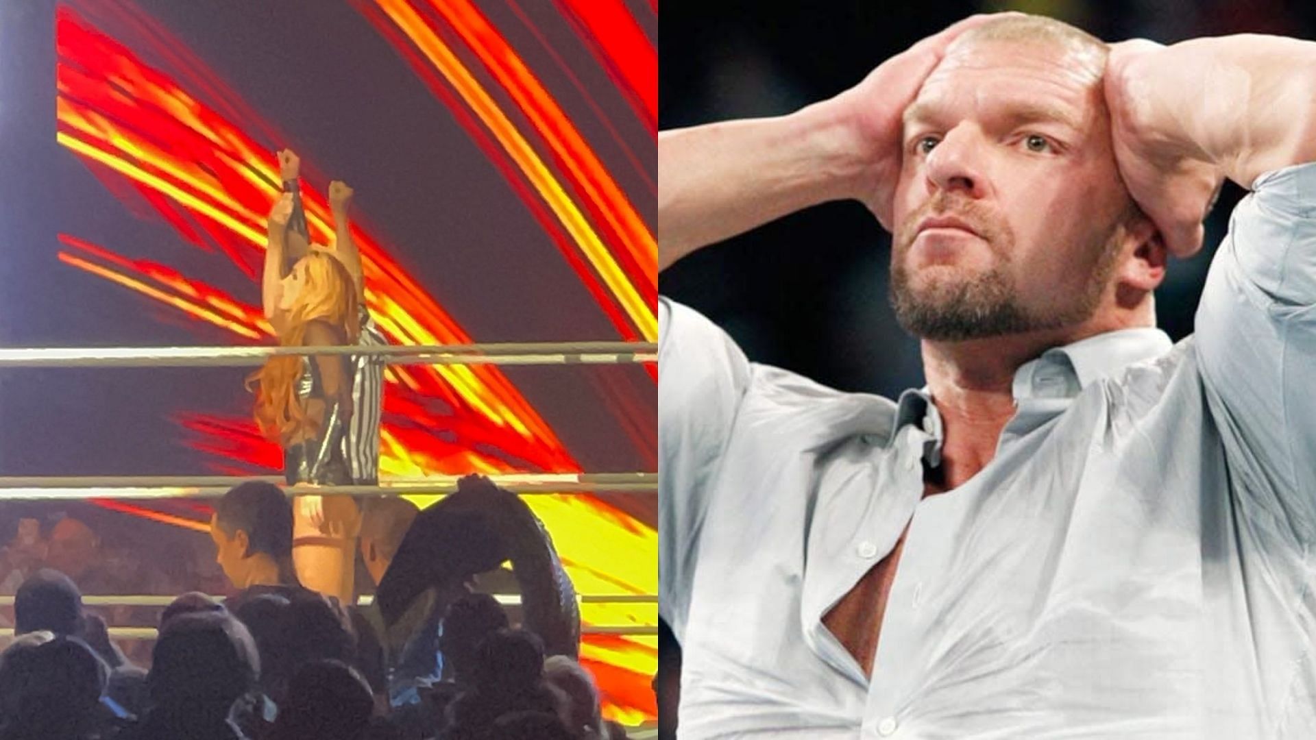 becky lynch possibly injured live event