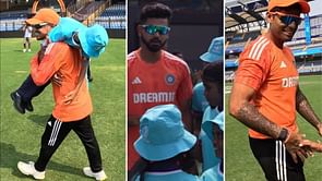 [Watch] Indian players spend quality time with kids as part of UNICEF initiative ahead of IND vs SL 2023 World Cup match