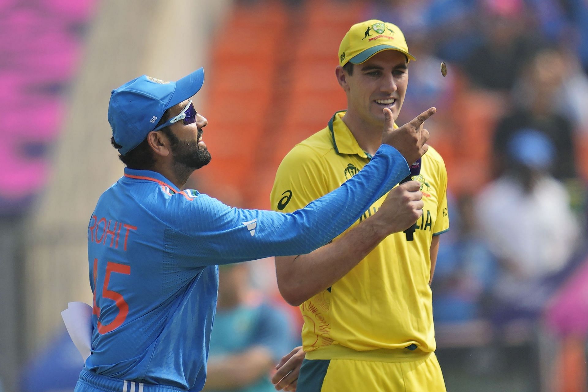 Rohit Sharma lost the toss but said he would've batted first